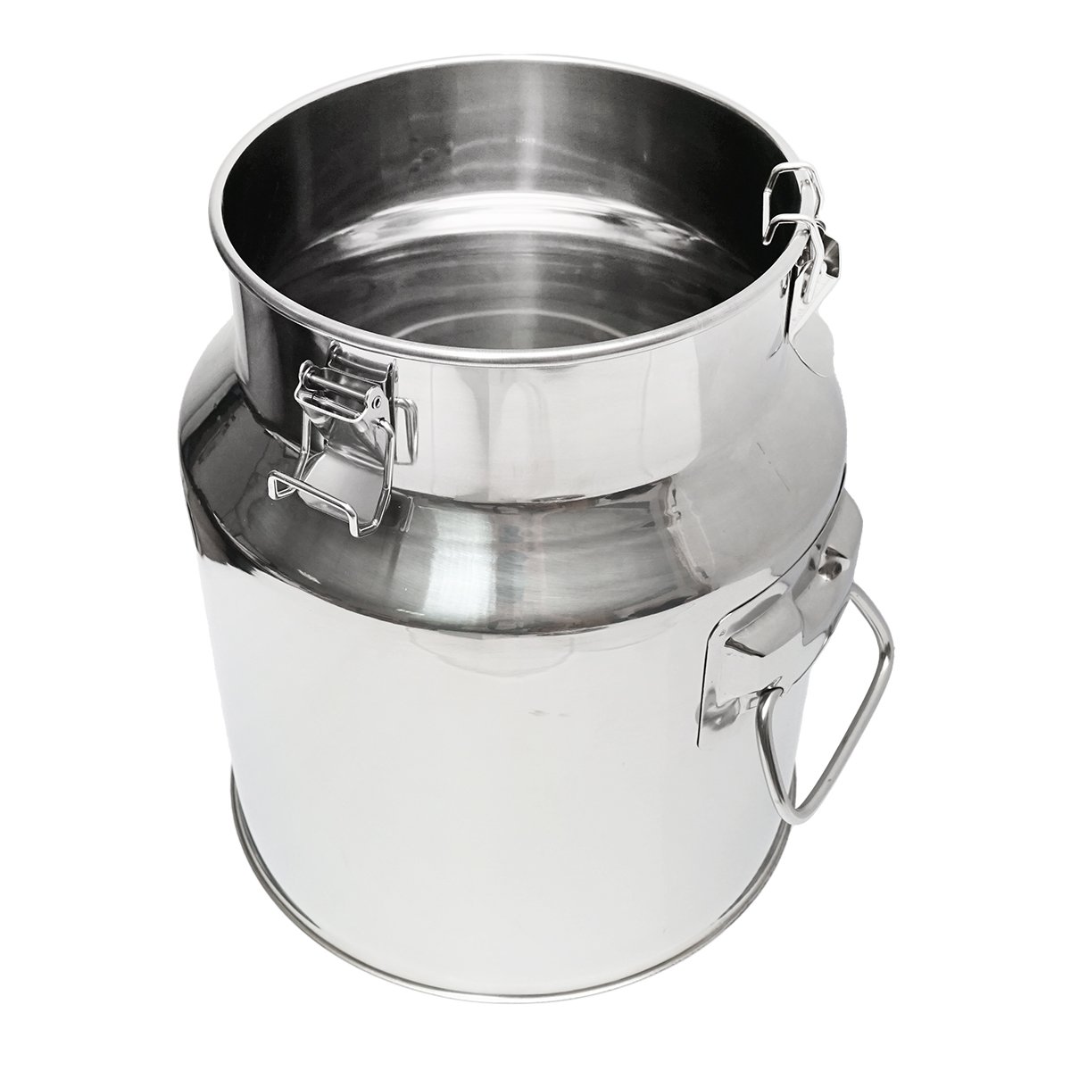 Aparat de muls portabil cu 1 post si bidon de inox 14L pentru capre si oi